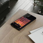 Silverado sunset truck Phone Case | Retro pickup silhouette