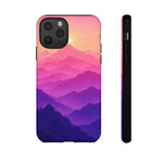 Pastel Mountain Haze Vaporwave Art Tough Phone Case