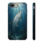 Painterly Marine Art Phone Case, Tarpon Surface Light Cover
