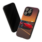 Red C4 ZR-1 King of the Hill Art Tough Phone Case