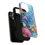 Underwater Coral Reef Phone Case | Colorful Tropical Fish Ocean Scene