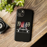 1969 Camaro SS American Flag Tough Phone Case Cover Gift Art