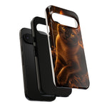 Burmese Golden Sable Portrait Art Tough Phone Case