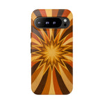 Gold Starburst 70s Retro Art Tough Phone Case