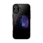 Girl at Window Night Cityphone Case | Tough Case