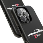 1970 Camaro Z28 White Silhouette Tough Phone Case Cover Gift