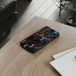 67 GTO Phone Case Purple, Rainy City Night Muscle Car Tough Cover