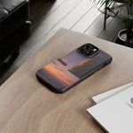 Temple Bell Sunset Phone Case Japan Zen Tough Case