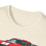 Red 2025 GT350 Muscle Car T-Shirt | Racing Mustang Graphic Tee