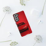 Red Miata Phone Case, NA MX5 90s JDM Roadster Tough Cover