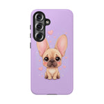French Bulldog Bat Ears Kawaii Pet Dog Art Tough Phone Case