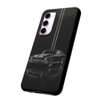 Nova SS Phone Case, Black 68 Muscle Car Silver Stripe Studio Cover