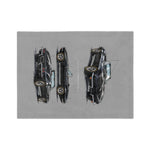 1965 Corvette L79 Convertible Illustration Blanket | Classic Car Throw