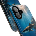 Cobia Reef Phone Case, Shaft of Light Ocean Fishing Tough Cover