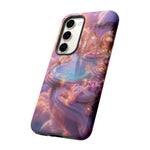 Floating Pool Deck Phone Case, Pastel Cloud 3D Render Cover
