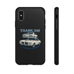 1969 Trans Am White Blue Stripe Tough Phone Case Cover Gift