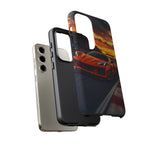Orange C8 Z06 Flat Plane V8 Speed Art Tough Phone Case