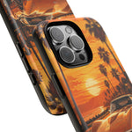 Orange Corvette C3 Stingray Sunset Palms Phone Case