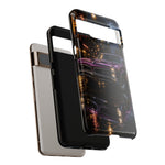 67 GTO Phone Case Purple, Rainy City Night Muscle Car Tough Cover