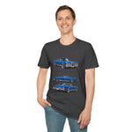 Blue 1970 Grand Prix Car T-Shirt | Classic Auto Trio Illustration