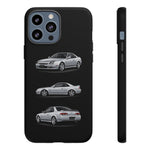 Silver Prelude Sports Coupe Tough Phone Case for JDM Fans