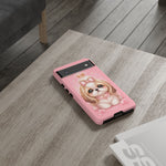 Shih Tzu Princess Kawaii Chibi Puppy Pet Dog Art Tough Phone Case