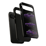 Purple R33 Skyline GTR JDM Sports Car Phone Case Tough Multi View