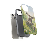 Playful Dog in Meadow Great Dane phone case | Puppy Art Tough Cover