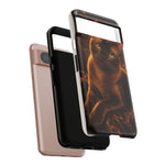 Burmese Golden Sable Portrait Art Tough Phone Case