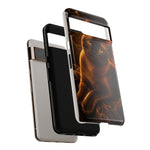 Burmese Golden Sable Portrait Art Tough Phone Case