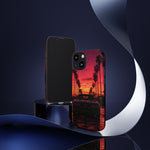 Black Gold Trans Am Sunset Tough Phone Case - Palm Boulevard Art