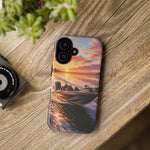 Sunset Bass Fishing Boat phone case | Tough Cover