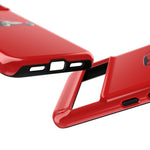 Red Classic Corvette C1 Illustration phone case | Retro Car Tough Case