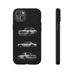 Silver Hakosuka Skyline Classic Sports Car Tough Phone Case for JDM Fans