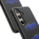 Blue 180SX JDM Sports Car Phone Case Tough Multi View