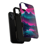 2 Rounds Canada Retina Artwork Vaporwave Phone Case – Landscape Aesthetic