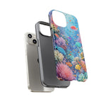 Underwater Coral Reef Phone Case | Colorful Tropical Fish Ocean Scene