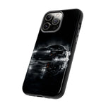 Black Sports Car Illustration 2023 Challenger SRT phone case | Car Drift Reflection