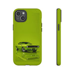 Green Cuda Muscle Car phone case for Gear Heads