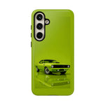 Green Cuda Muscle Car phone case for Gear Heads
