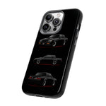 Black GNX Phone Case, Three-View Muscle Car Vector Tough Cover