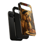 Poodle in Beret Phone Case | Vintage Paris Café Illustration