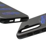 Blue 180SX JDM Sports Car Phone Case Tough Multi View