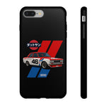 VintageDatsun 510 Racing Stripe JDM Tough Phone Case Cover Gift