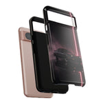 FC RX-7 Pink Neon Fog Column Tough Case