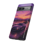 Sunset Skyline R34 Car Phone Case | Tough Phone Case