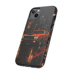 Challenger RT Phone Case, Rainy City Night Muscle Car Tough Cover
