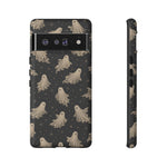 Vintage Ghost Pattern phone case | Halloween spooky stars design