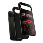 Tri-Power Classic Muscle Car GTO phone case | Retro Automotive Graphic