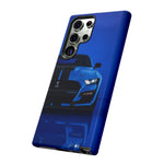 Blue Mustang Art Phone Case, GT500 American Muscle Car Tough Cover for Men